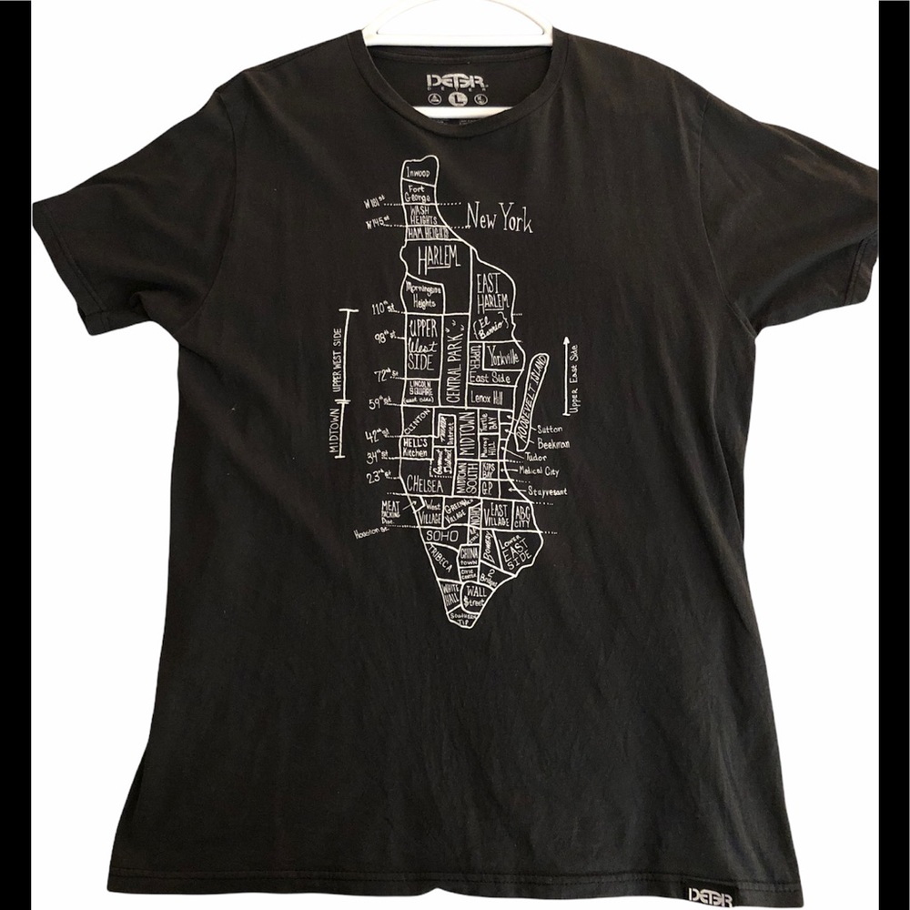 Deter, Short Sleeve Tee, Large